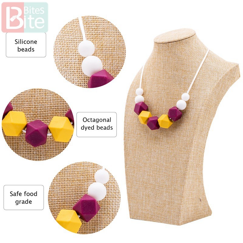 Silicone Baby Teether Necklace